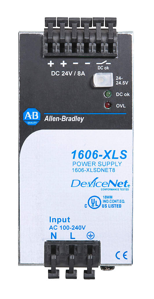 ROCKWELL AUTOMATION RCK1606-XLSDNET8 1606 XLS 8 A DEVICENET PSY POWER SUPPLY