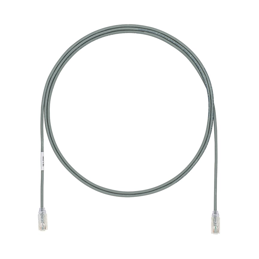 PANDUIT PANUTP28X3MGY THE TX6A-28 CAT 6A UTP PATCH CORD IS A 3