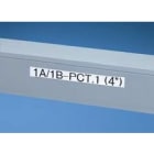 PANDUIT - PANT075X000VPC-BK NASTRO NERO SU BIANCO, IN VINILE.