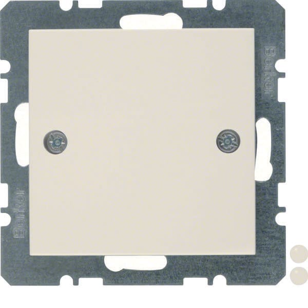 BERKER - BRK10098912 INSERTO CIECO + P.ZO C.LE AVVITAB.S1 BI.