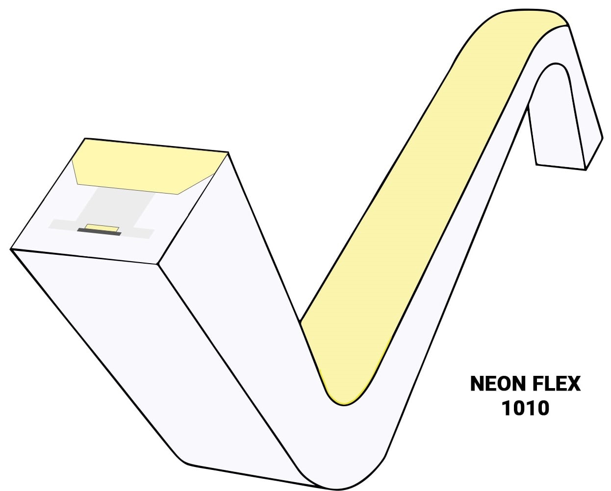 ELCOM SRL - EOW06669 NEONFLEX 1010B 11W/M 27K 24V 5M IP65