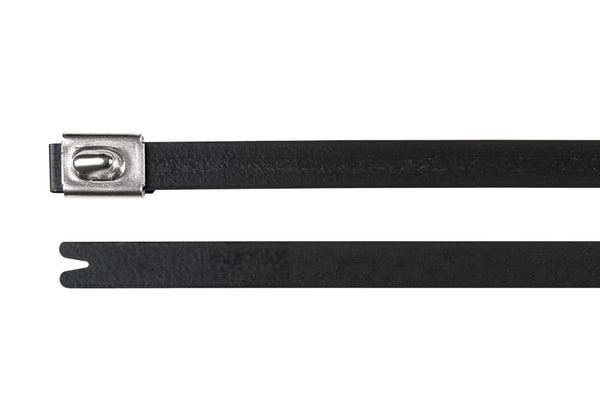 HELLERMANNTYTON Srl HEE111-00290 FASCETTA INOX RIVESTITA 362X4.6 MBT14SFC