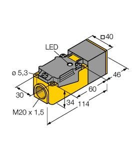 TURCK BANNER SRL TUK10111 NI20-CP40-Y1X