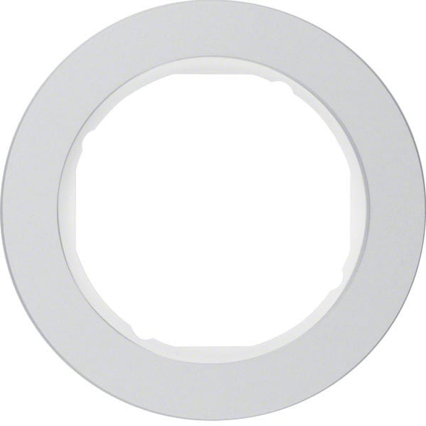 BERKER - BRK10112074 CORN.1P R.CLASSIC ALU/BIA.POL. ALU ANOD.