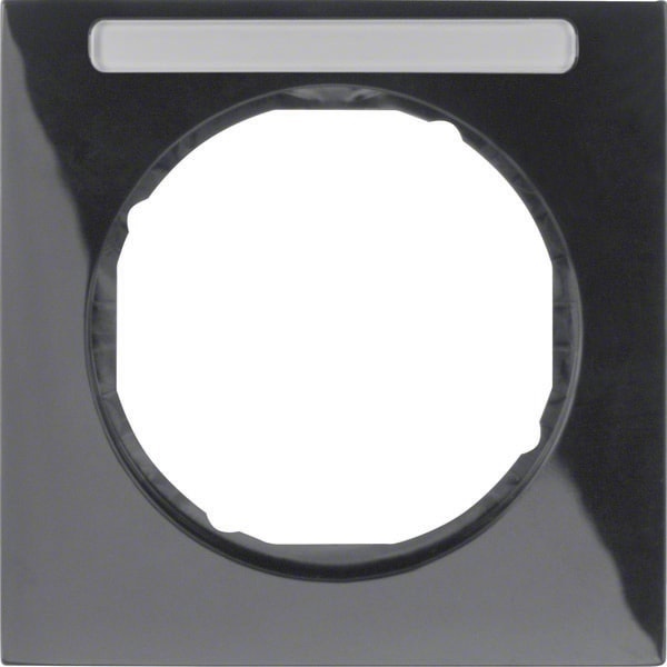 BERKER BRK10112235 CORNICE 1P SERIE R3 NERO LUCIDO
