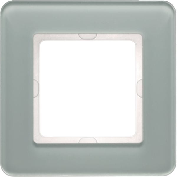 BERKER - BRK10116079 CORNICE 1P SERIE Q7 VETRO BIANCO POLARE