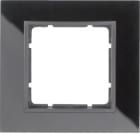 BERKER - BRK10116616 CORNICE 1P SERIE B7 VETRO NERO/ANTR. OP.