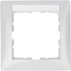 BERKER BRK10118919 CORNICE 1P SERIE S1 BIANCO POLARE LUCIDO