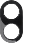 BERKER - BRK10122045 CORNICE 2P SERIE R.CLASSIC NERO LUCIDO