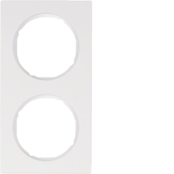 BERKER - BRK10122289 CORNICE 2P SERIE R3 BIANCO POLARE LUCIDO