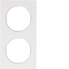 BERKER - BRK10122289 CORNICE 2P SERIE R3 BIANCO POLARE LUCIDO
