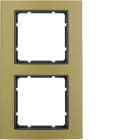 BERKER BRK10123016 CORN.2P B3 ALU ORO/ANTR.OPACO, ALU ANOD.