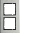 BERKER BRK10123606 CORN.2P VERT.B7 ACC.INOX SPAZZ.ANTR.OP.