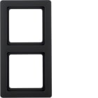 BERKER BRK10126086 Rahmen 2fach Berker Q.1 anthrazit samt,