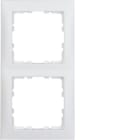 BERKER - BRK10129909 Rahmen 2fach Berker S.1 polarweiB matt