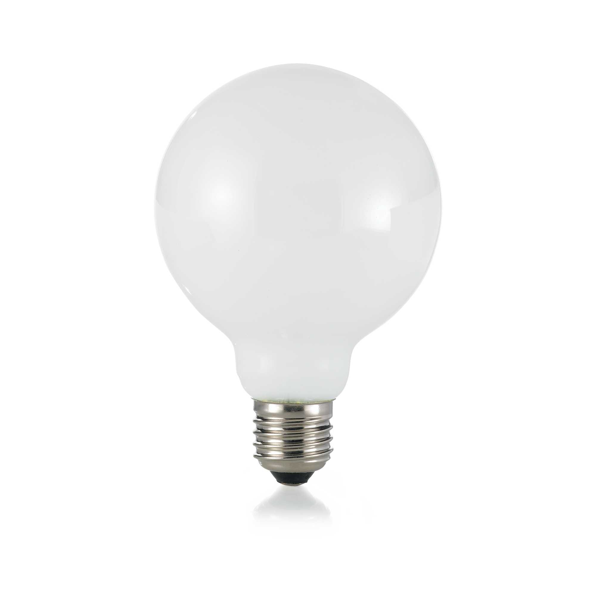 IDEAL LUX SRL IUX101330 E27 GLOBO D095 08W 3000K CRI80 BIANCO