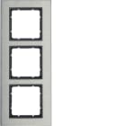 BERKER BRK10133606 CORN.3P VERT.B7 ACC.INOX SPAZZ.ANTR.OP.