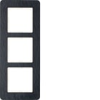 BERKER - BRK10136030 CORNICE 3P SERIE Q7 SCISTO NATURALE