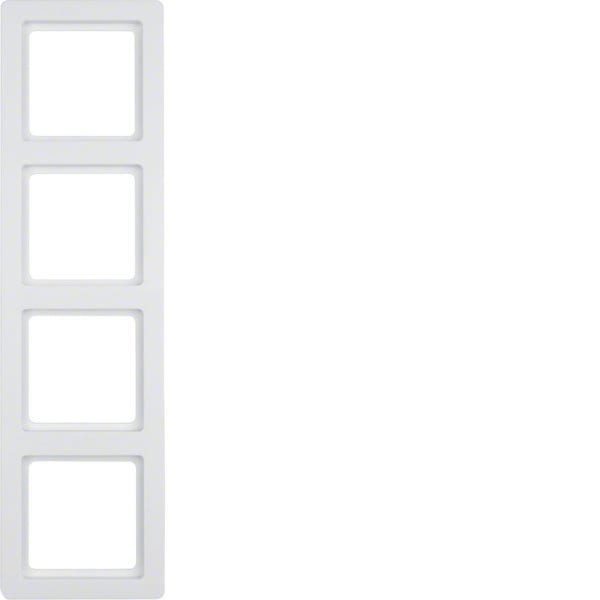 BERKER - BRK10146089 CORNICE 4P SERIE Q1 BIANCO POLARE VELL.