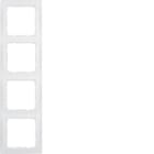 BERKER - BRK10149909 Rahmen 4fach Berker S.1 polarweiB matt