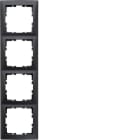 BERKER - BRK10149949 CORNICE 4P SERIE S1 ANTRACITE OPACO
