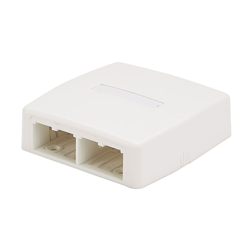 PANDUIT PANCBXQ4AW-A THE MINI-COM SURFACE MOUNT BOX IS PLENUM