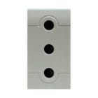SCAME PARRE SPA - SCA101.6402.G PRESA 2P+T 16A 250V (P17) GRIGIA