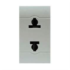 SCAME PARRE SPA - SCA101.6423.G PRESA EUROAMERICANA 10A 250V GRIGIA