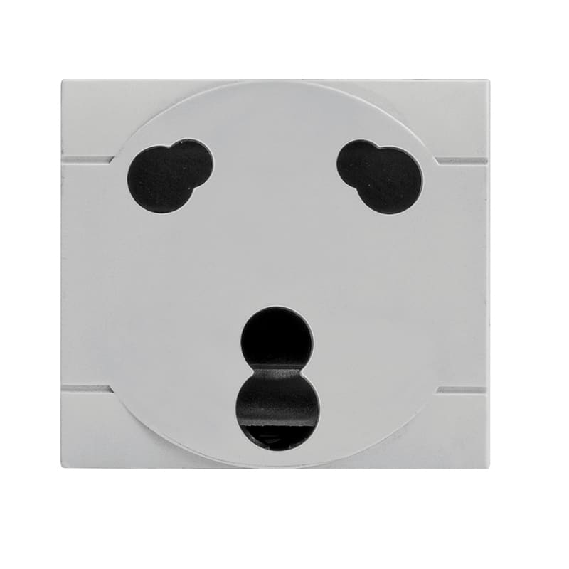 SCAME PARRE SPA - SCA101.6429.G PRESA INDIANA 2P+T 6-16A 250V GRIGIA