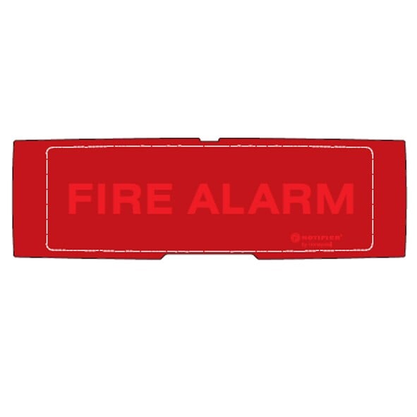 NOTIFIER ITALIA SR NOTP-PAN1-P-FAL-R PELL.FIRE ALARM FONDO ROSSO