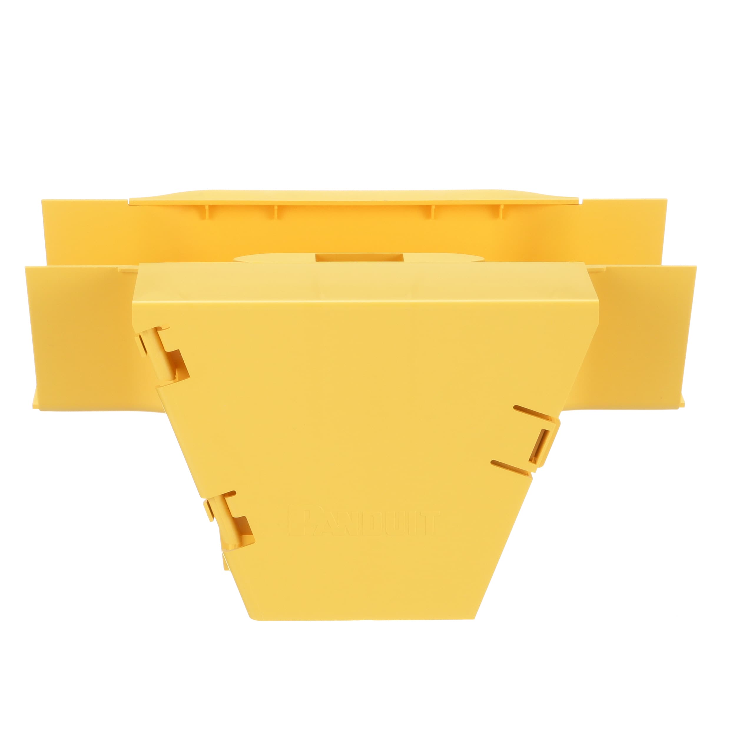 PANDUIT PANFRVT4X4LYL THE FIBERRUNNER 4X4 VERTICAL TEE CREATES
