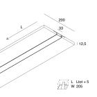 NOVALUX SPA - NOX101894.99 L-33: LINEARE OPALE 2M