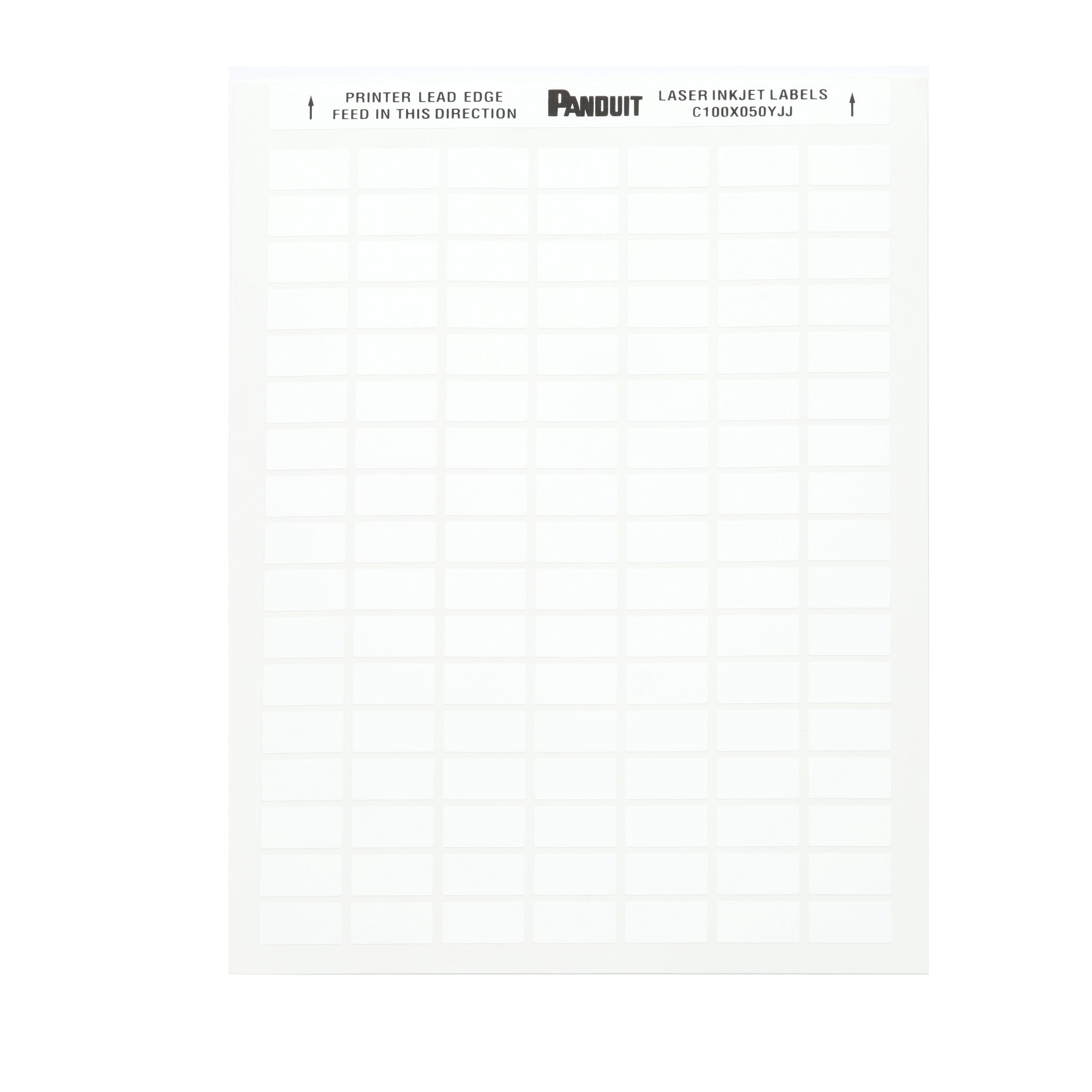 PANDUIT - PANC100X050YJJ ETICHETTA IN POLIESTERE, BIANCA.