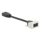PANDUIT - PANCMHDMITWH MINI-COM HDMI 2.0 COUPLER MODULE WITH PI