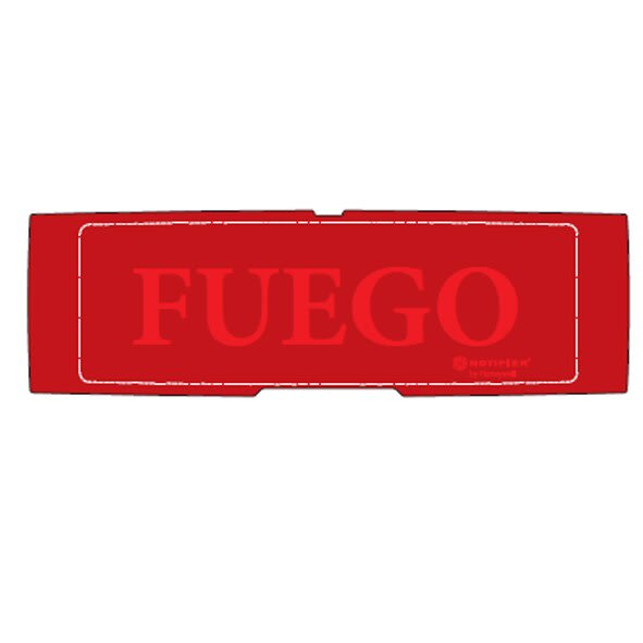 NOTIFIER ITALIA SR - NOTP-PAN1-P-FUE-R PELL.FUEGO FONDO ROSSO