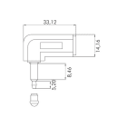 ALPHA ELETTRONICA SR ALP91-570B ADATT. AUDIO TOSLINK-PR/SP.ANG. POLYBAG