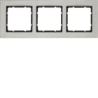 BERKER BRK10233606 CORN.3P ORIZZ.B7 ACC.INOX SPAZZ.ANTR.OP.