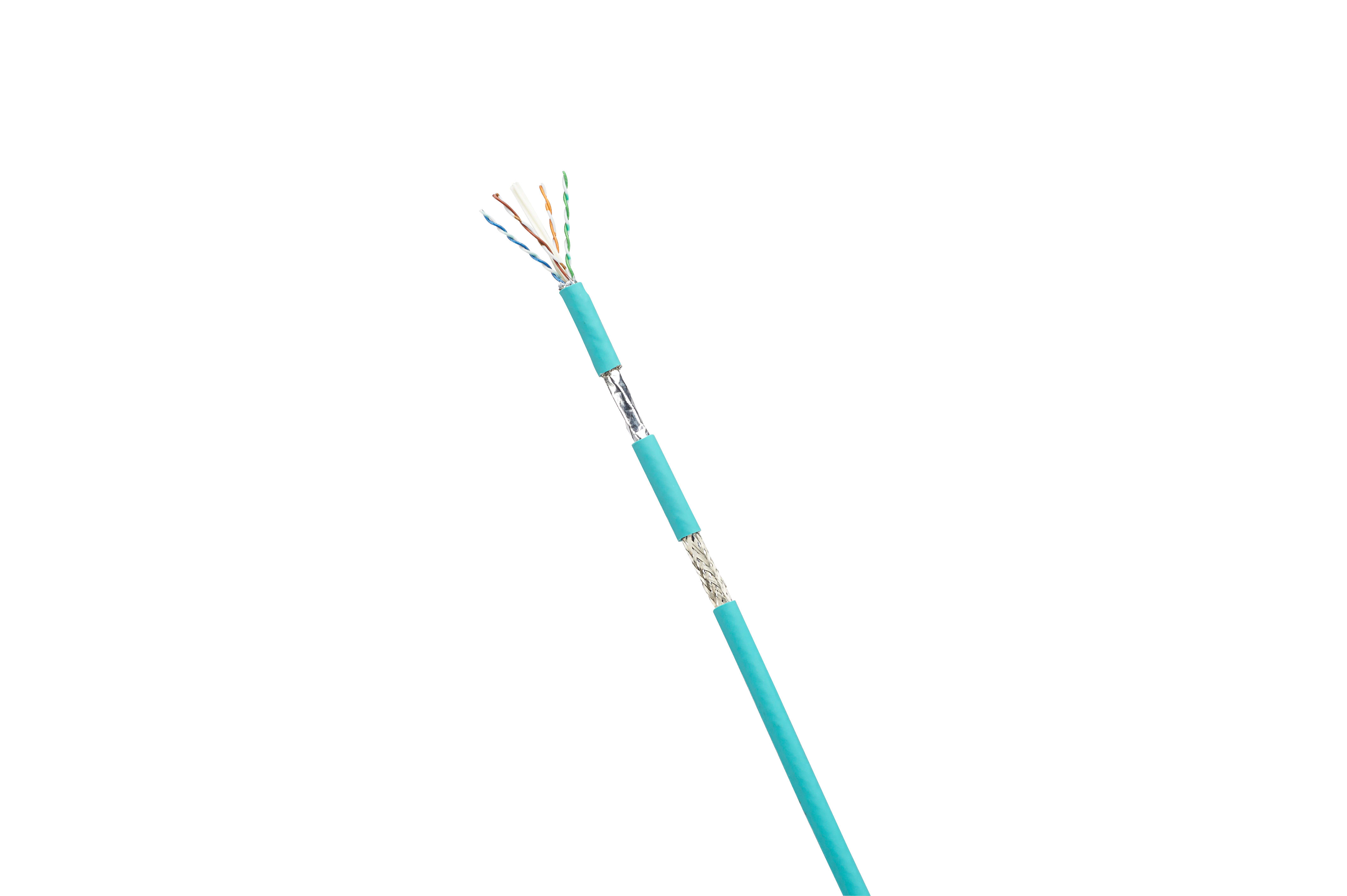 PANDUIT PANISFCH6X04BTL-UG THE CAT 6A SF/UTP COPPER CABLE IS CONSTR