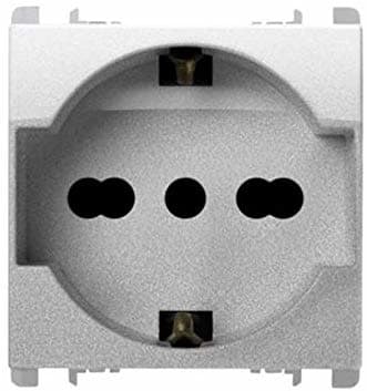 URMET SPA - UTD10310/2AL PRESA EU BIP 2P+T 16A 250V AL