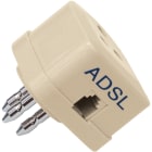 LE PROLUNGHE SAS PRG1037 SPINA/PRESA 3 POLI CON USCITA LINEA ADSL