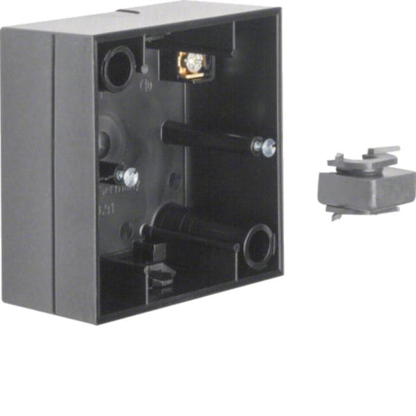 BERKER - BRK10418935 SCATOLA A PARETE SINGOLA S1 NERO LUC.