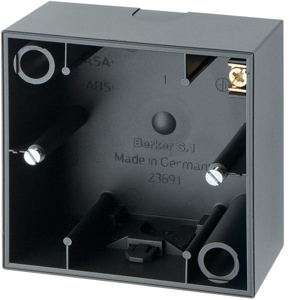 BERKER - BRK10419949 Gehause 1fach AP Berker S.1 anthrazit ma