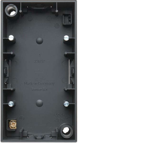 BERKER BRK10429949 Gehause 2fach AP Berker S.1 anthrazit ma