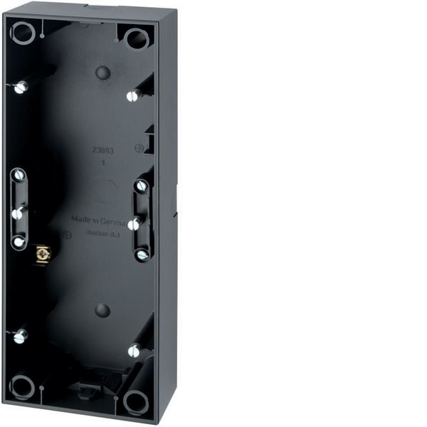 BERKER - BRK10439949 Aufputz-Gehäuse 3fach S.1 anthrazit