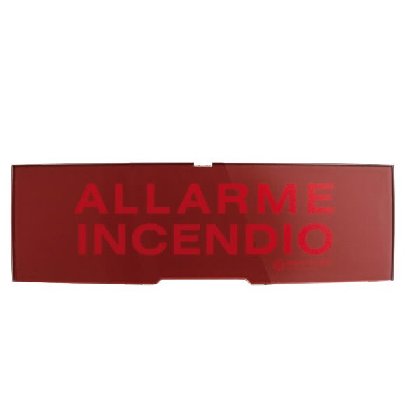 NOTIFIER ITALIA SR NOTP-PAN1-P-ALI-R PELL.ALLARME INCENDIO FONDO ROSSO