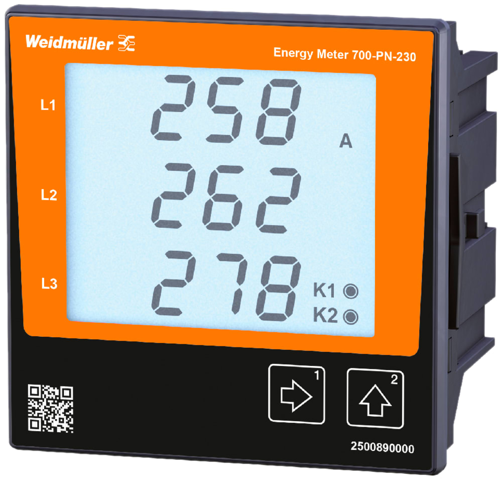 WEIDMULLER WEI2500890000 ENERGY METER 700-PN-230