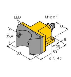 TURCK BANNER SRL TUK1051003 NI4-DSU35-2Y1X2-H1140