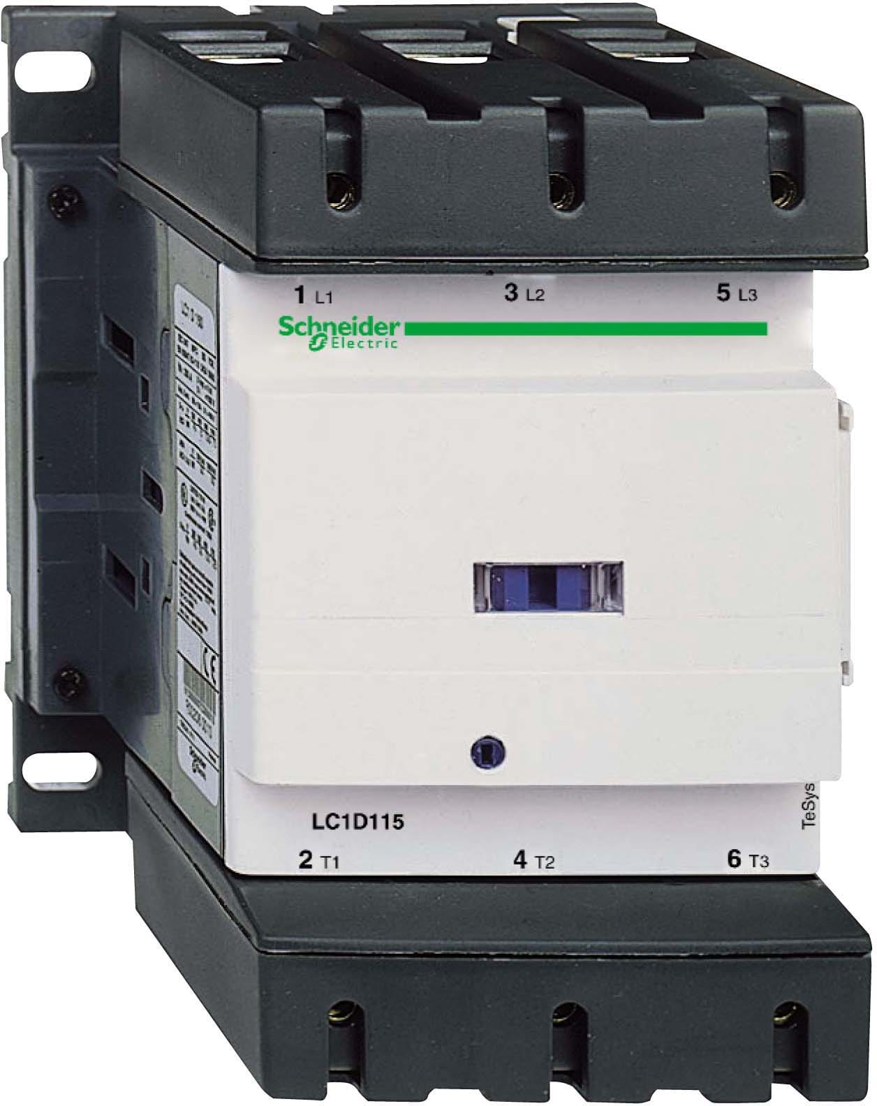SCHNEIDER ELECTRIC - SNRLC1D150B7 Contattore TeSys LC1D - 3 poli - AC3 440V 150 A - 24 V AC