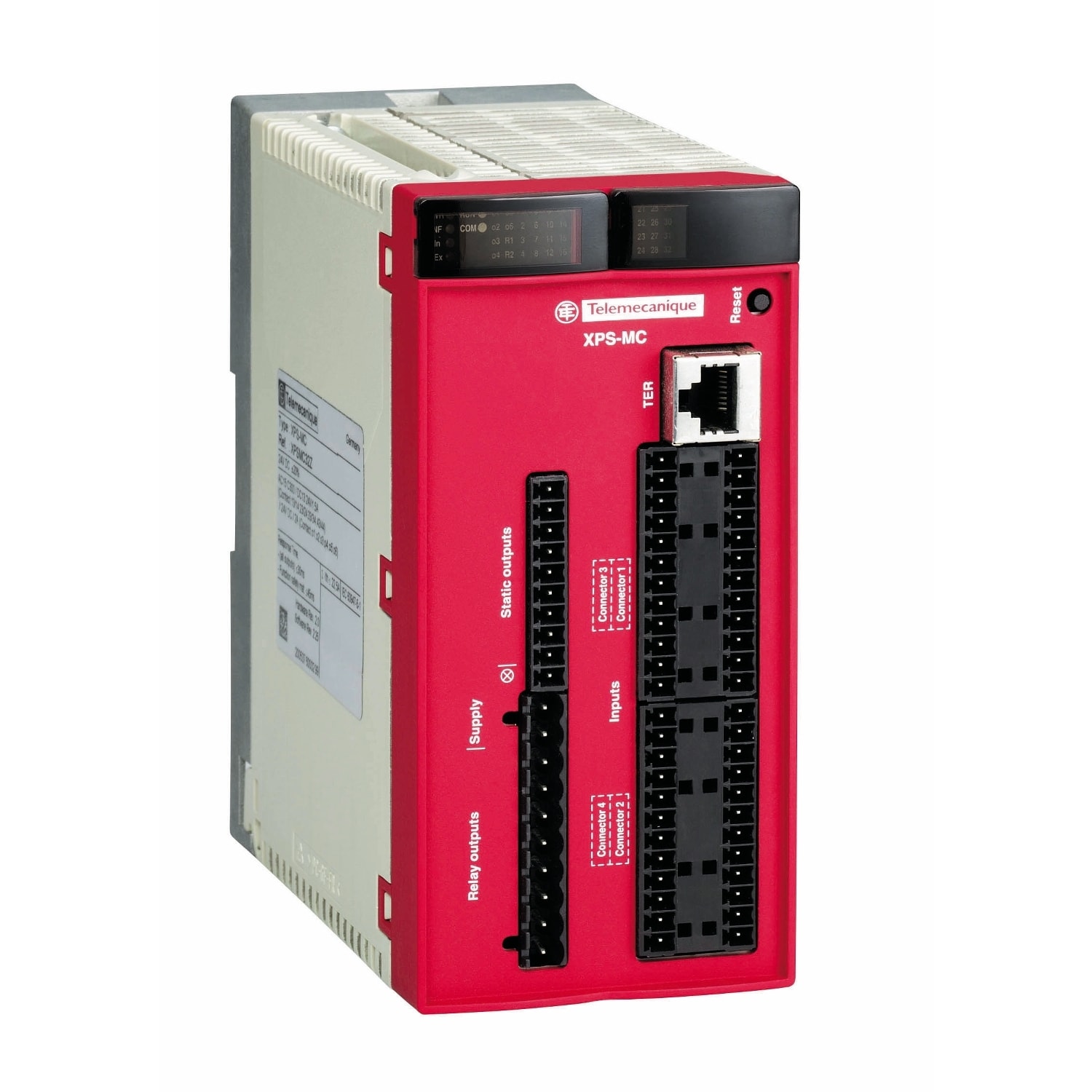 SCHNEIDER ELECTRIC - SNRXPSMC32Z safety controller, Harmony XPS MC, 24V DC, 32 inputs, 46 LEDs signalling