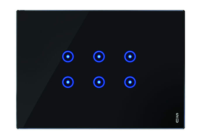 URMET SPA - UTD14563.NR PLAC.TOUCH 6 ICONE SOVR.3M NR